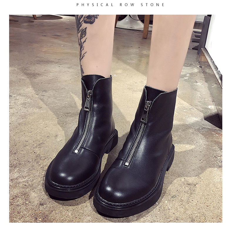 Bottes femme DAFEIOU     en En cuir - Ref 3354753 Image 18