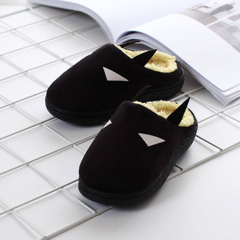 Foreign trade exports to the United States small monster Batman warm home indoor children's shoes non-slip waterproof soft bottom cotton slippers winter
