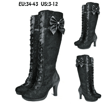 Bottes femme en PU artificiel - Ref 3354797 Image 1