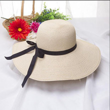 草帽女夏天韓版小清新帽子遮陽帽防曬可折疊大沿海邊太陽帽沙灘帽