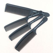 厂家直供碳纤梳美发梳子剪发梳发型师梳子家用防静电薄梳子