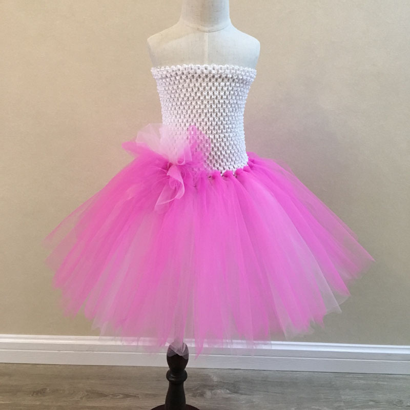 Handmade Korean silk tulle bodice princess tutu for girls, perfect for holiday performances and Children's Day.