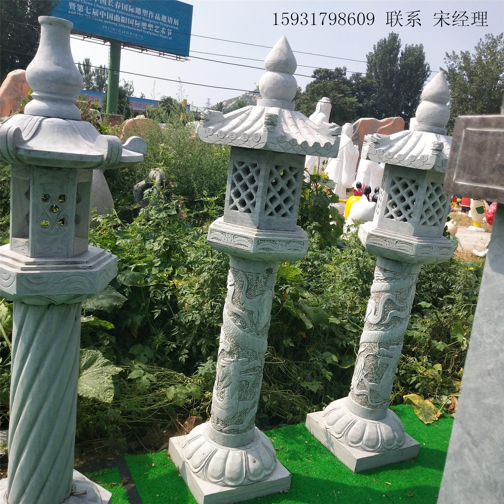 庭院石灯摆放效果图,庭院石灯是否吉利,庭院石灯寓意(第2页)_大山谷图库