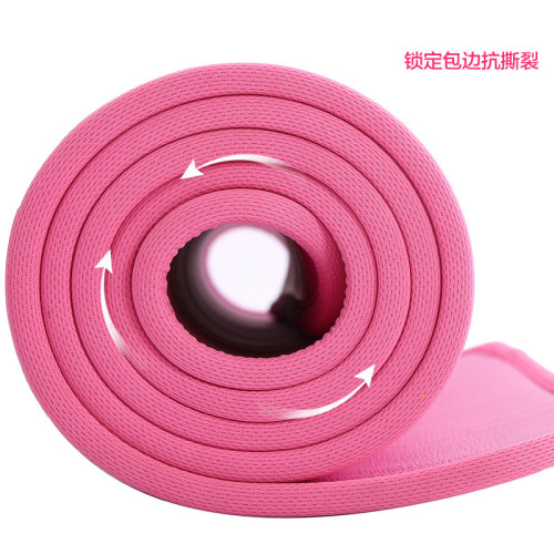 Edge-Bound Yoga Mat for Beginners, Extended and Widened Fitness Mat for Men and Women, Thick Exercise Anti-Slip Odorless Yoga Blanket