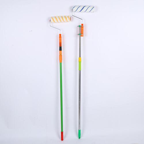 Roller brush blade universal sand rack stainless steel telescopic rod large quantity discount 2 meters 3 meters iron pipe plastic head telescopic rod