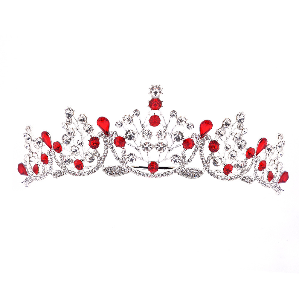 Fashion Crown Alloy Inlay Rhinestones Crown 1 Piece display picture 9