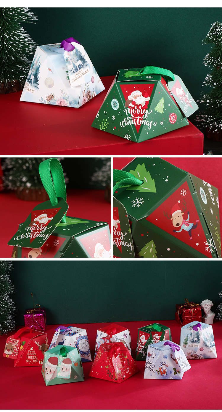 20g Weight Gift Wrapping Supplies Event & Party Supplies food packaging bag Storage & Cleaning Party Occasion Christmas Cute Santa Claus Elk Paper Party Gift Wrapping Supplies