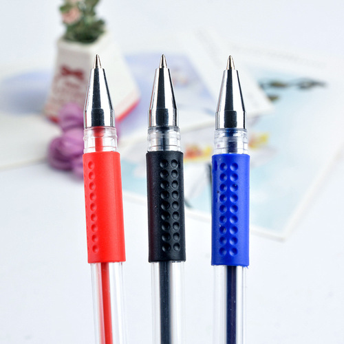 European Standard Neutral Pen Creative Office Study Supplies Factory Wholesale Bullet Tip 0.5 Office Sign Pen Neutral Pen