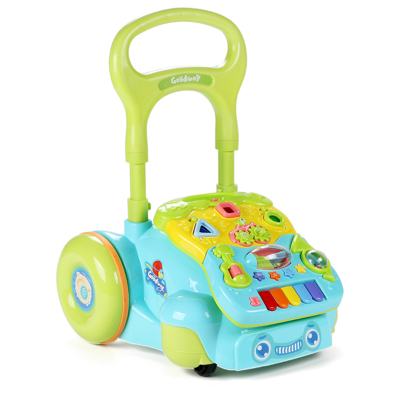 谷雨婴儿手推车 宝宝多功能音乐学步车 儿童防侧翻助步车详情图2