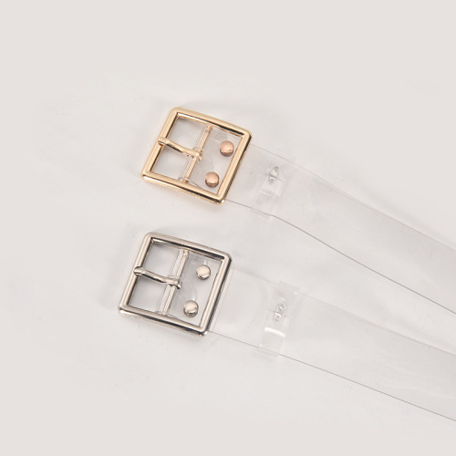 PVC Belt Resin Fashionable and Versatile Plastic Transparent Belt with Buckle for Women, Direct Manufacturer Sales and Wholesale