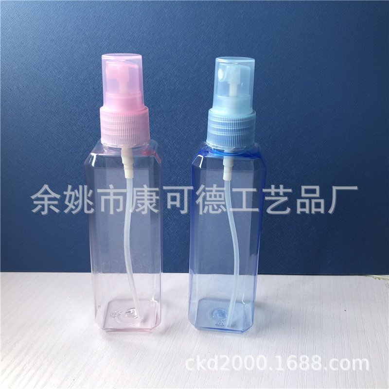 厂家供应 100ml 方形瓶子，喷雾瓶子，香水瓶子  100ml塑料瓶 瓶