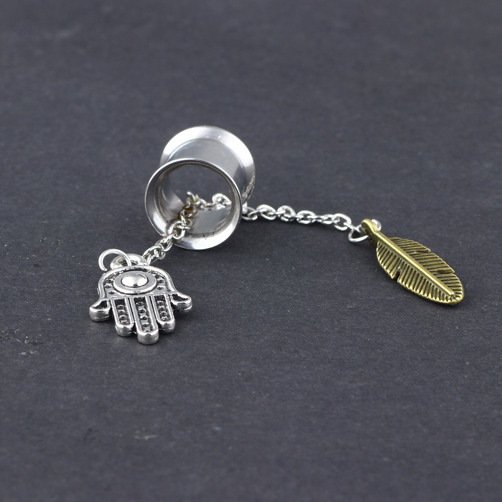 Labret piercing jewelry detail image