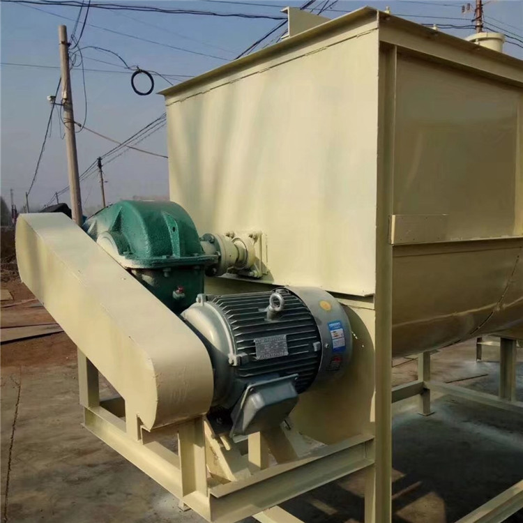 饲料粉碎搅拌一体机 卧式混料机 螺带式混料机