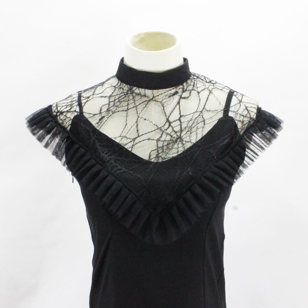 亚马逊欧美爆款 蜘蛛网假领子吊带背心毛衣内搭装饰领速卖通