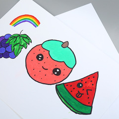 Dutch white cardboard A4/A3+A2/Quarter 8K thick hard white hand-painted printing business card paper