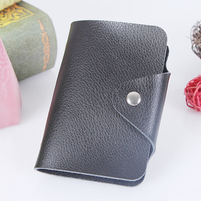 廠家直供皮質卡包皮質卡套 銀行卡包金融卡冊廣告禮品卡夾馳峰