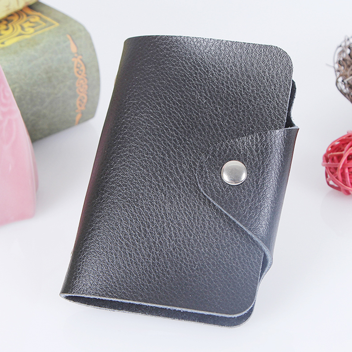 廠家直供皮質卡包皮質卡套 銀行卡包金融卡冊廣告禮品卡夾馳峰