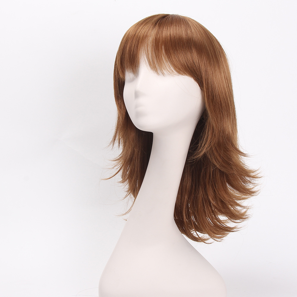 Newlook IMG - 0242 peluca de moda de cabello largo peluca de vacaciones peluca de enseñanza peluca