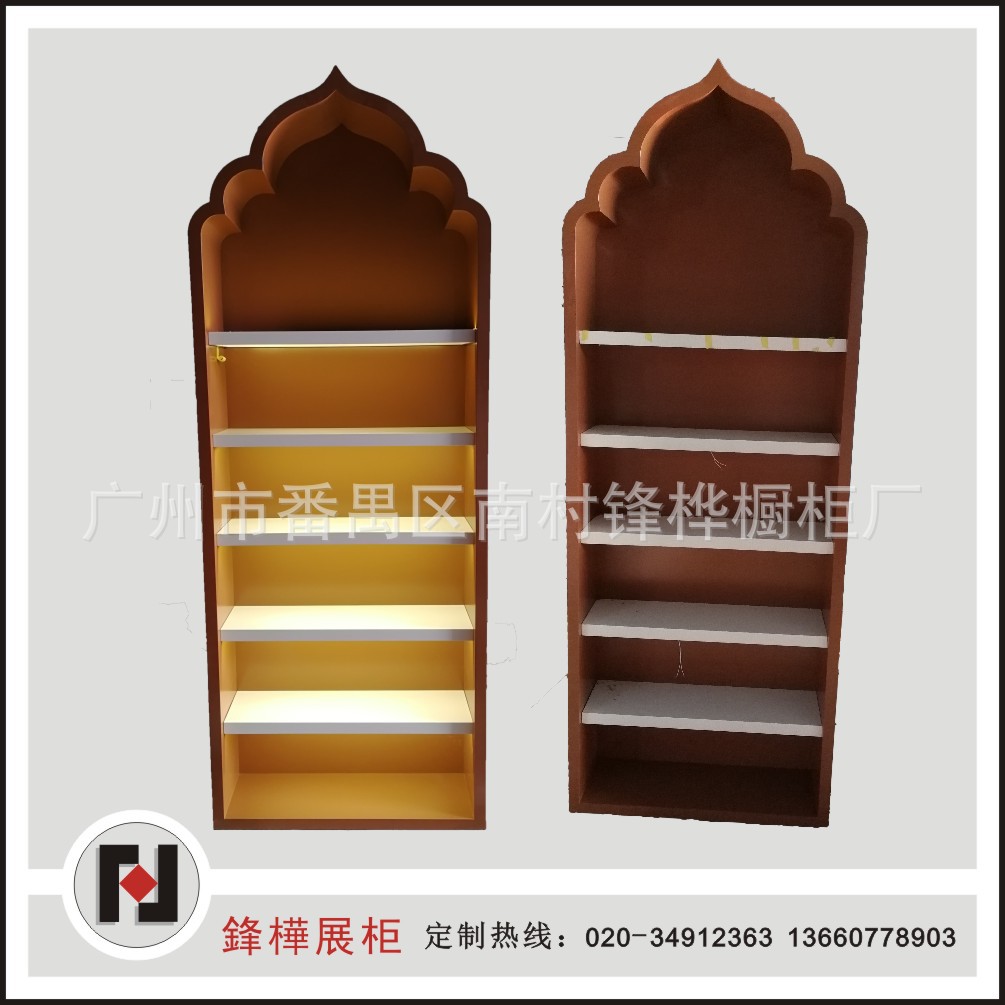 厂家直供来图生产家居服展示柜内衣展示柜时装木质展柜