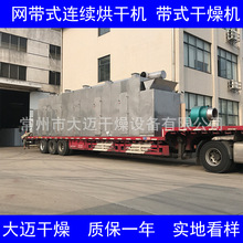 厂家直销云南小黄姜烘干机贵州姜片网带式热风干燥机环保无污染