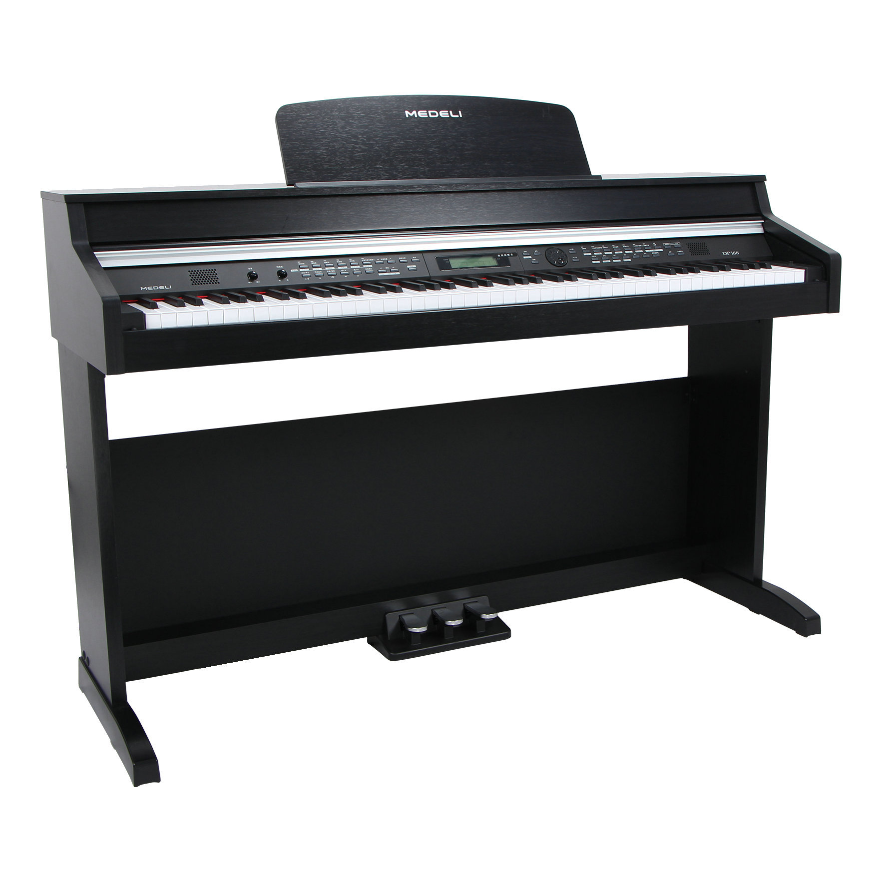 美得理電鋼琴DP166初學者88鍵力度數碼智能專業成人電子鋼琴電鋼