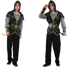 万圣节cosplay服装成人猎人演出服森林王子装扮服M-0155射手