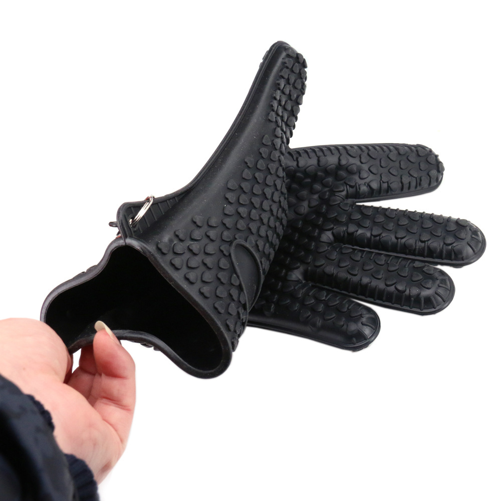 钓鱼防扎手套失手绳抓鱼不打滑防刺海钓手套矶钓路亚防水手套渔具