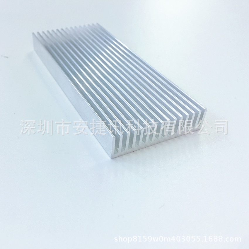 铝型材散热片 LED降温散热器 内存散热块100* 43*11MM齿密散热片