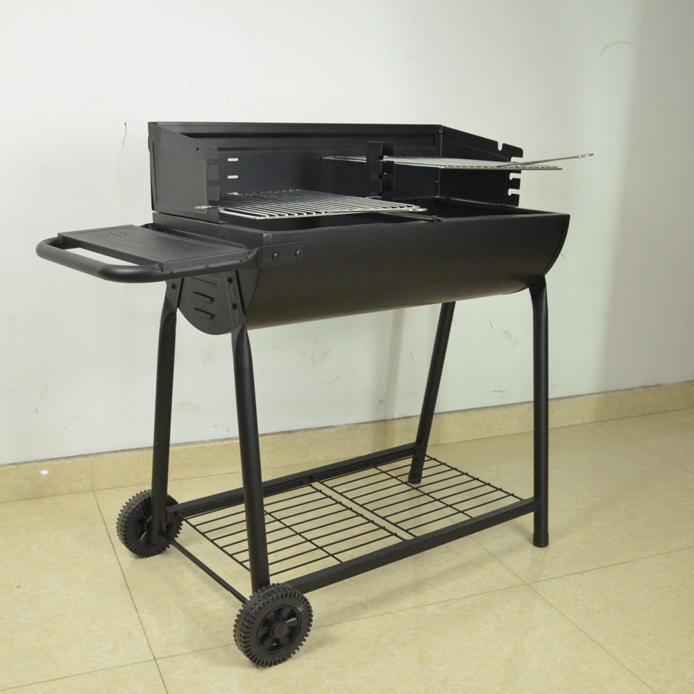 Suministro directo de fábrica nuevo medio niño y madre estufa patio barbacoa estufa al aire libre con ruedas