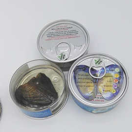 跨境电商创意小饰品 人工养殖淡水珍珠活体河蚌 易拉罐装小蚌牡蛎