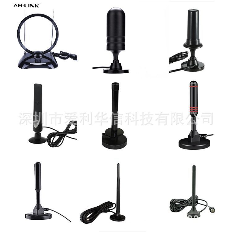 跨境DVB-T2/dtmb hdtv天线数字高清室内电视吸盘天线