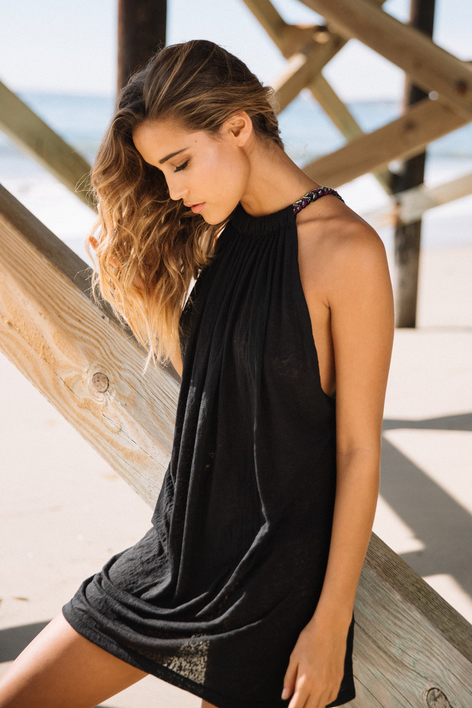 Summer Sexy Off Shoulder Dress Sleeveless Loose Fit Spaghetti Straps Casual Wear for Women Wholesale Available