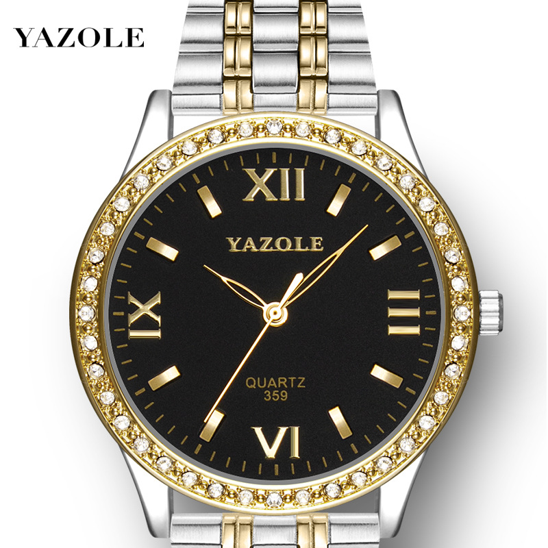 Yazole359 Women's Watch Straps Derivative Fat Korean Version Of The Net Red Women's Quartz Watch Waterproof