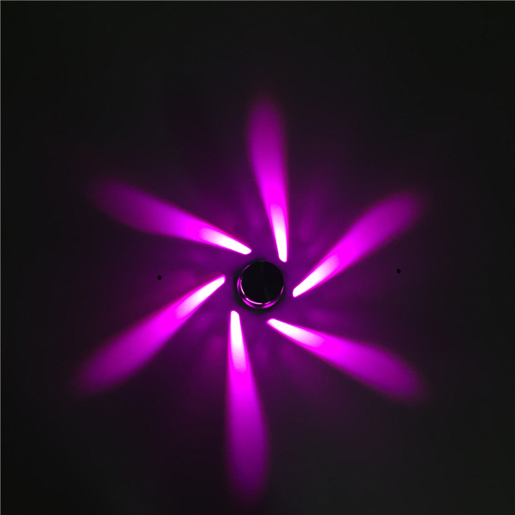 跨境貨源LED創意牆壁天花裝飾燈風車形KTV酒吧走廊過道氛圍燈1w3w