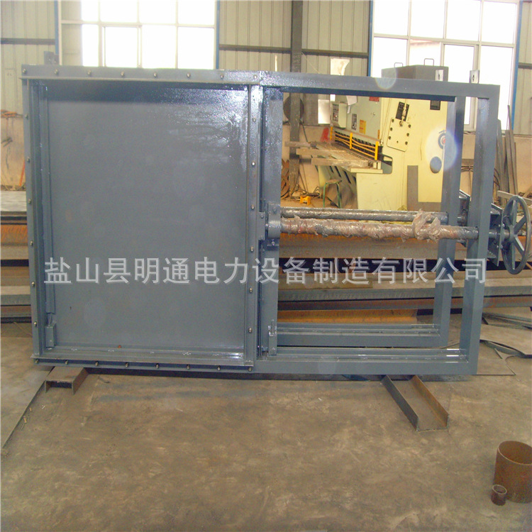 冷、热风道手动插板门 圆型插板门明通厂家直销