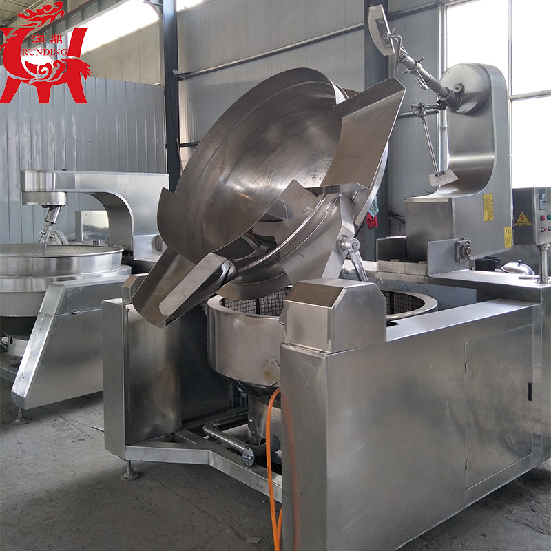 辣天下火锅底料炒料机 可定制电磁加热搅拌果糖机 自动翻锅炒酱机