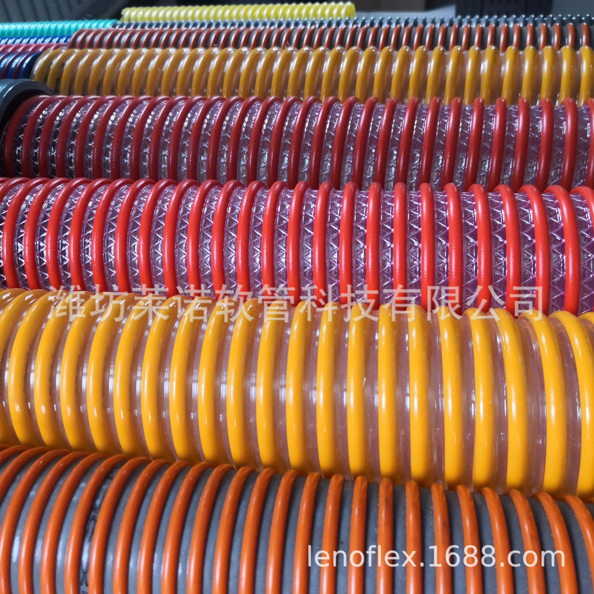 厂家直供pvc 塑筋管 pvc螺旋管 塑筋螺旋管 pvc吸排水软管