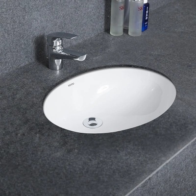 TOTO Counter Basin LW537RB ceramics Ellipse Embed Wash basin Washbasin Wash and rinse Be launched Countertop