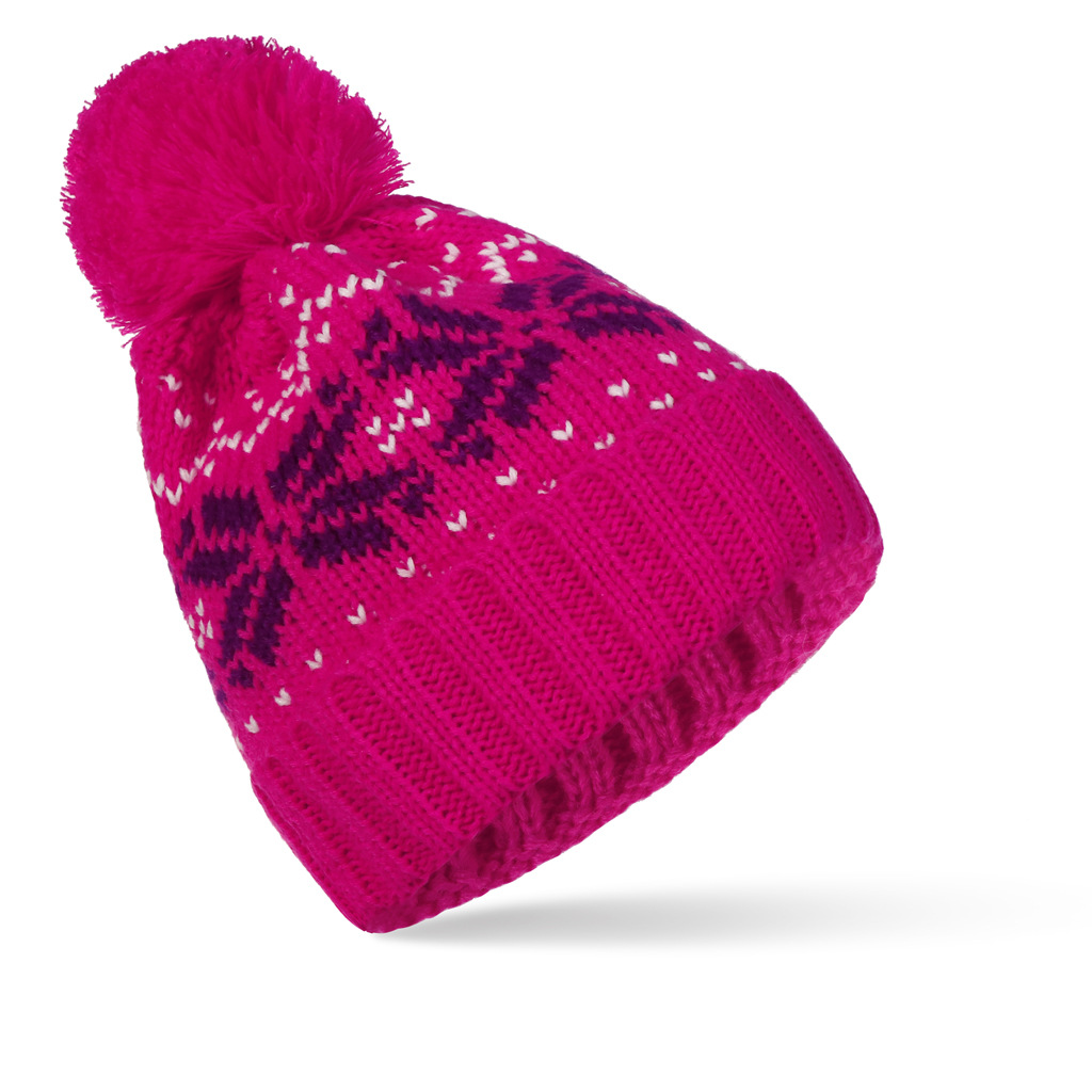 Women's Basic Retro Snowflake Pom Poms Eaveless Wool Cap display picture 1