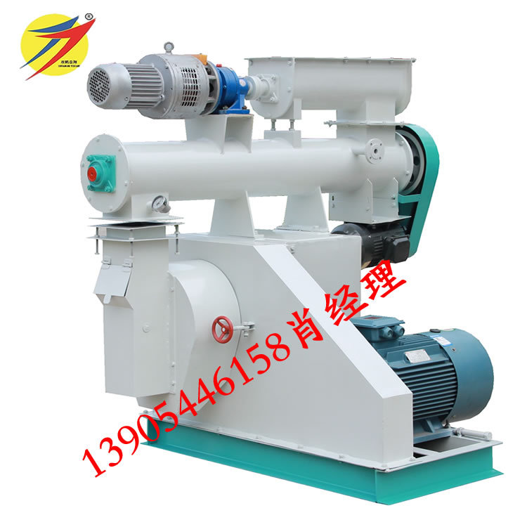 鱼食颗粒机 虾饲料颗粒机 环模双调制250型鱼饵加工生产制造设备
