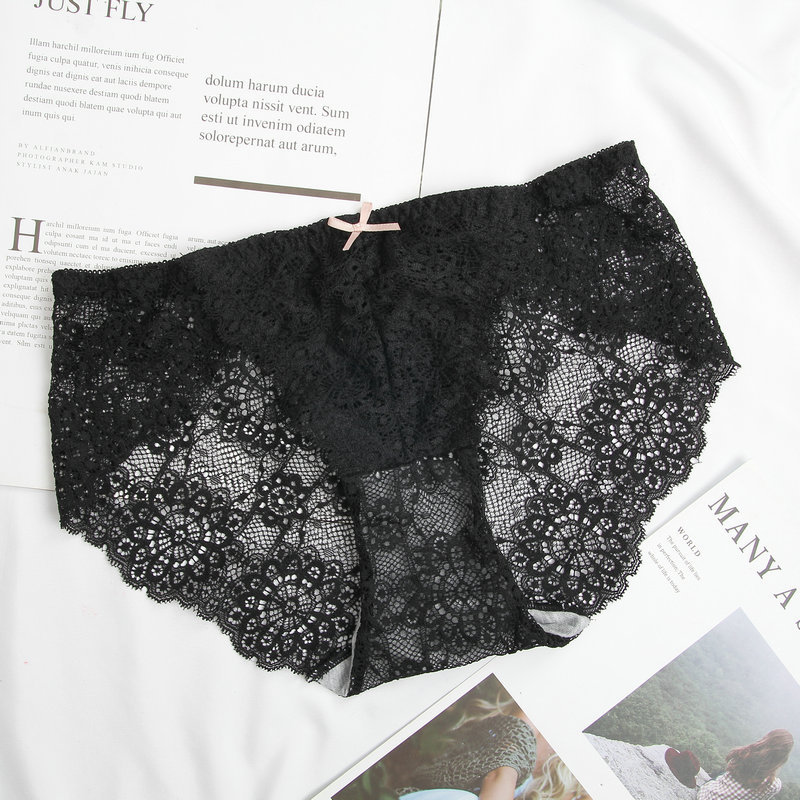 3285 # Vinifang New Sexy Lace Embroidery No Steel Ring Comfortable Gathering Underwear Bra Set_voghion.com