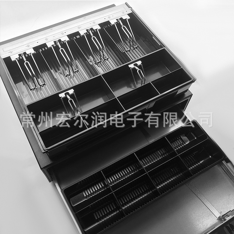 钱箱415 7B4C 重型全金属钱箱 窄边大容量设计