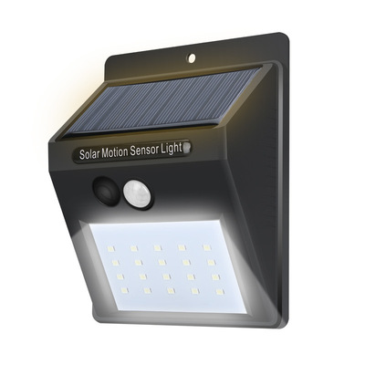 人体感应室外自动太阳能红外线墙壁灯庭院草坪20led防水壁灯批发