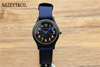 Nylon blue quartz children's military watch suitable for men and women for beloved, simple and elegant design