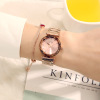 Swiss watch, retro waterproof steel belt, fashionable trend diamond quartz watches, simple and elegant design, city style