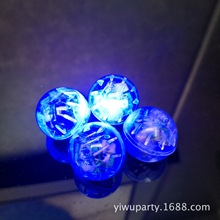 廠家直供振動紅藍燈閃光球 震動發光燈 led發光電子 發光玩具配件