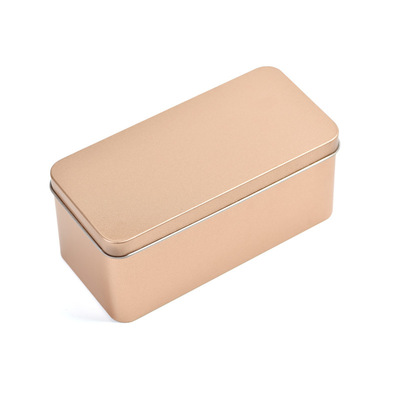 trumpet Tinplate Box customized Packaging box Tea pot rectangle Scrub candy biscuit 100g Metal cans