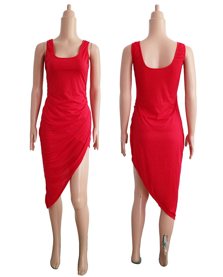 Sexy Bodycon Tank Dress Slim Fit Elegant Design Perfect for Nightclubs and Parties Wholesale Available