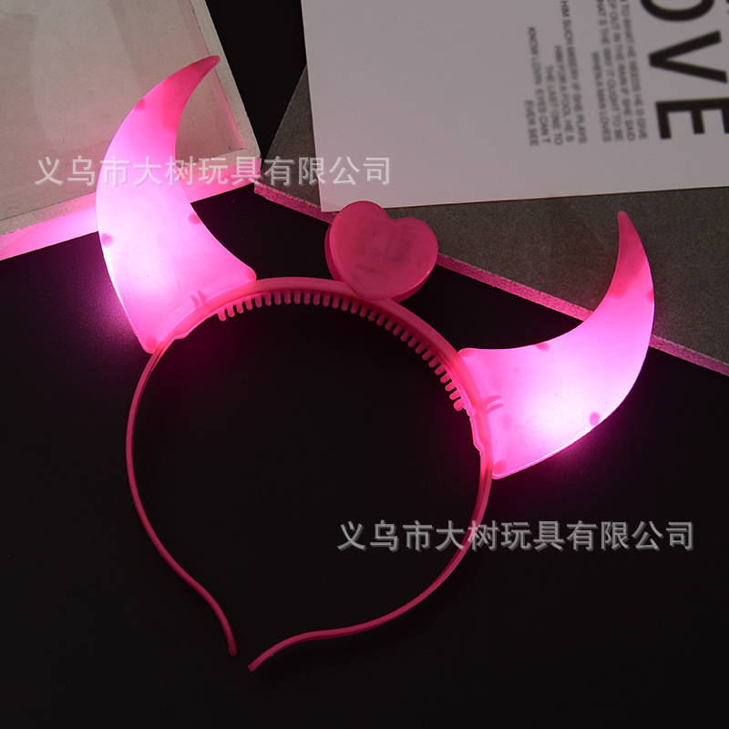 Cuerno luminoso/diadema Luz de cuerno/luminoso cuerno/diadema de cuerno luminoso/suministros de conciertos al por mayor