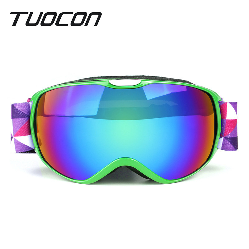 H018 double-deck Fog children Ski goggles outdoors Ski equipment Mountaineering Windbreak skiing Glasses factory goods in stock